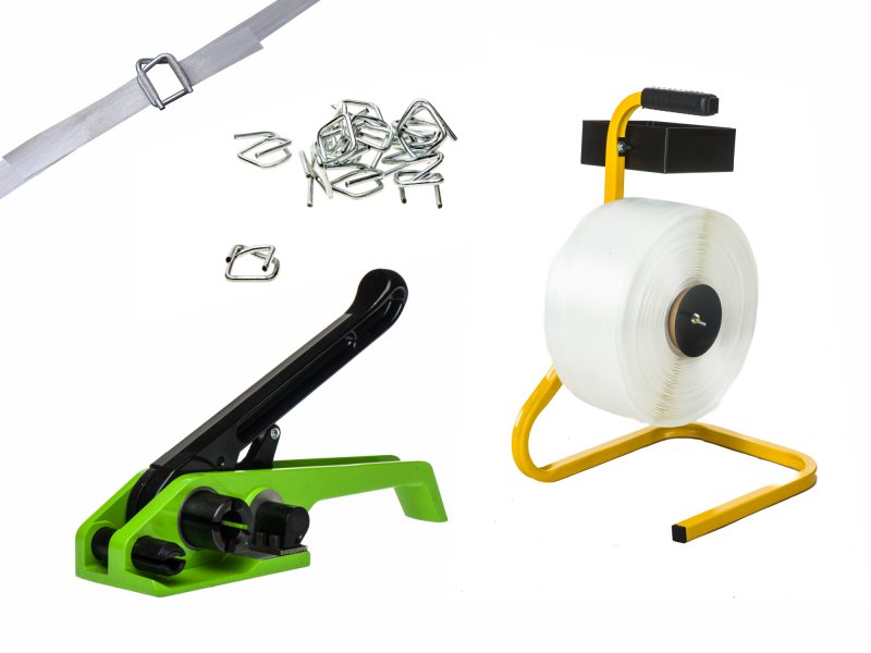 EXTRA STRONG packaging kit with 19 mm WG strap and strapping tensioner