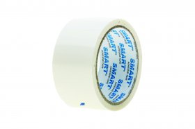Adhesive tape 48 mm width/ acrylic, white / 50 m