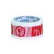 Taśma samoprzylepna o szerokości 48 mm/ klej akrylowy,z nadrukiem UWAGA SZKŁO