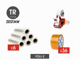 Zestaw do foliowania przesyłek FOLI-2 (transparent)