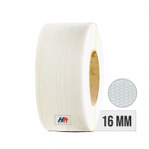 Taśma polipropylenowa PP 16 x 0.80/200/1500 m/biała 