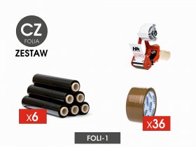 Zestaw do foliowania przesyłek FOLI-1 (black)